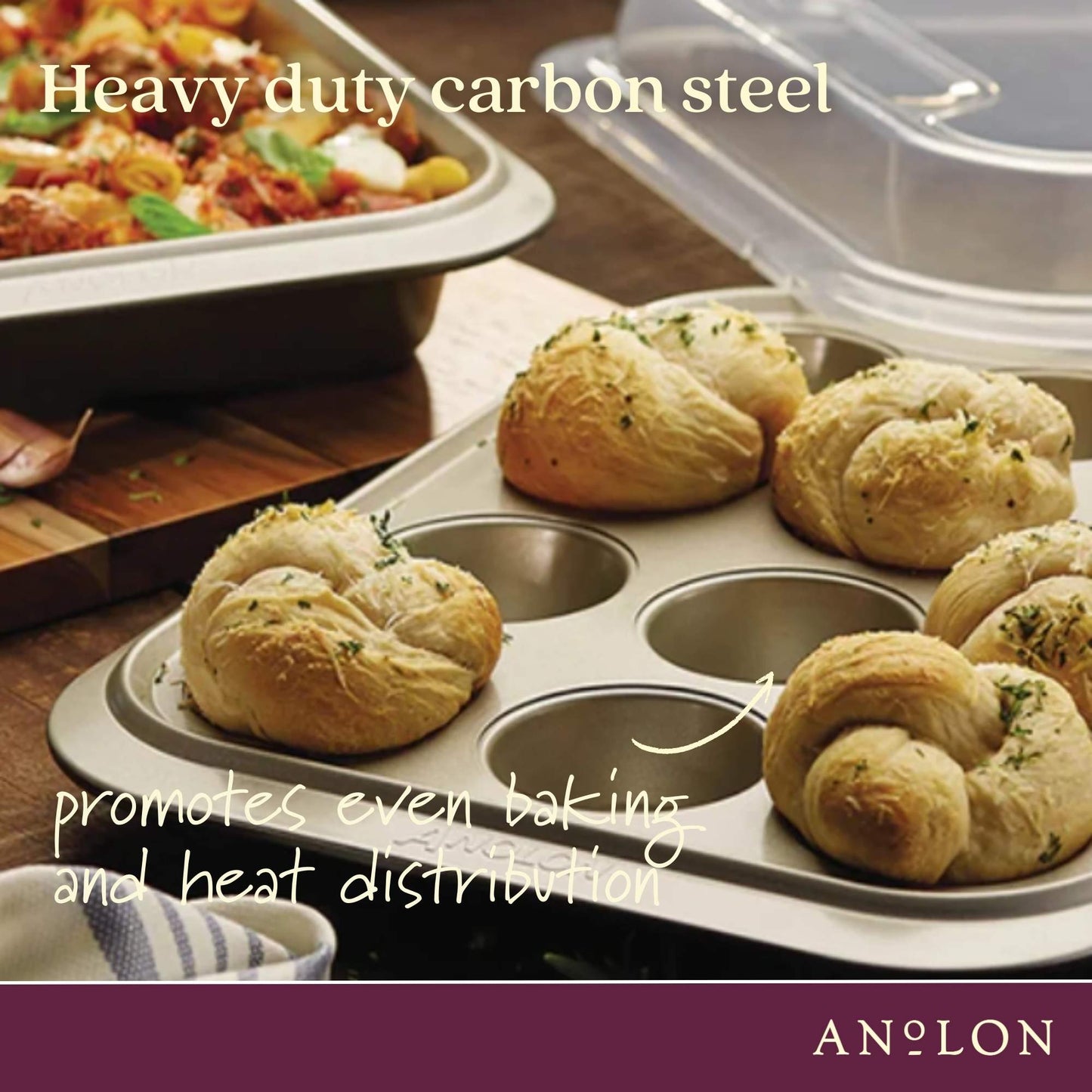 Anolon Ceramic Reinforced Muffin Pan 12 Cup