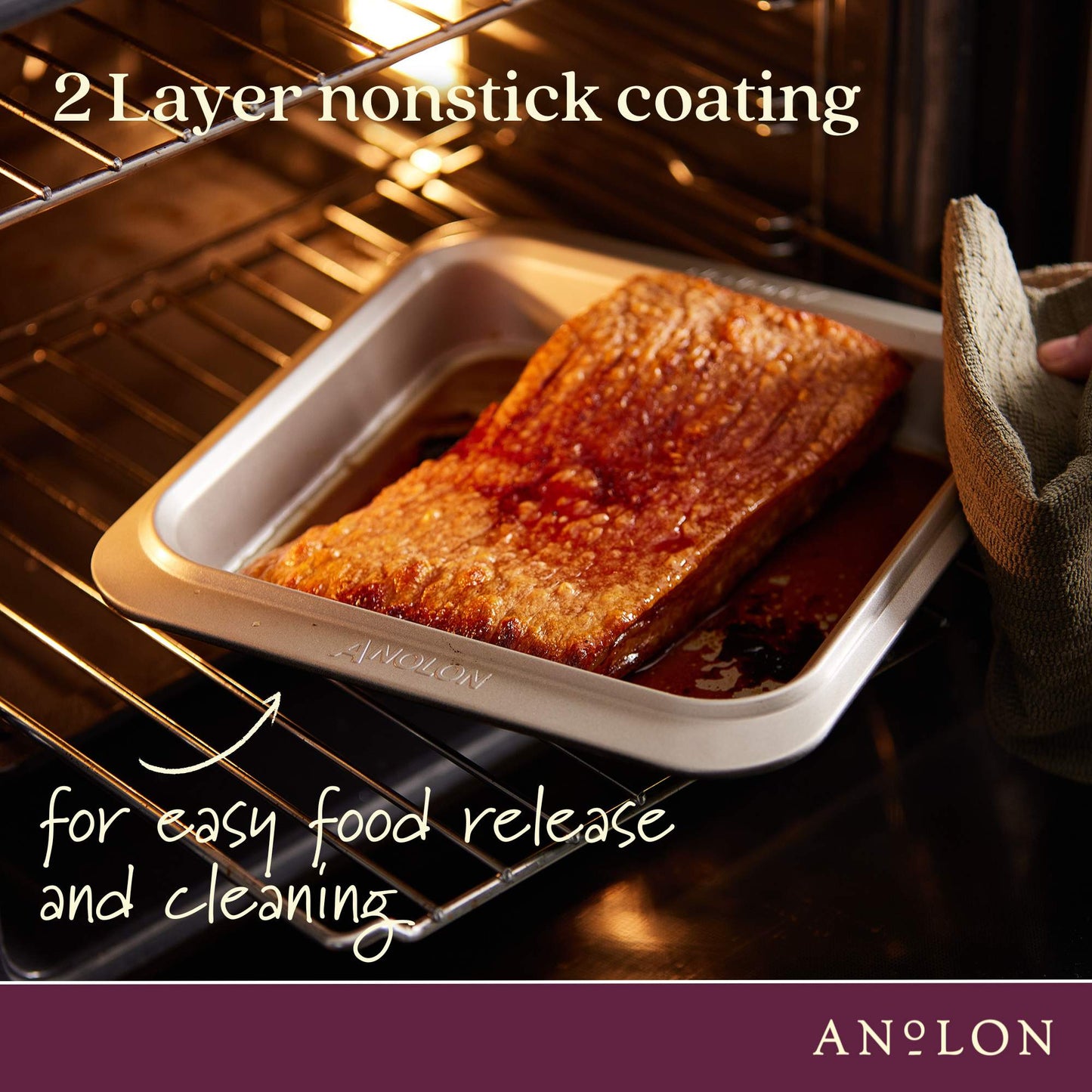 Anolon Ceramic Reinforced Square Cake Pan 23cm