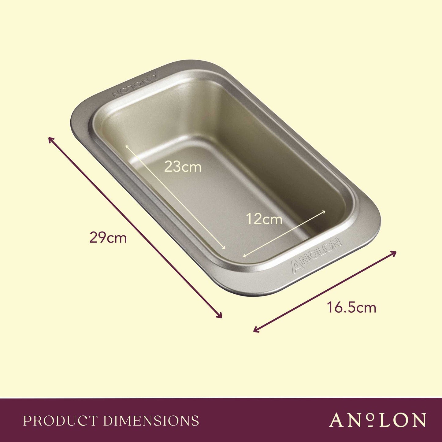 Anolon Ceramic Reinforced Loaf Pan 12cm x 23cm