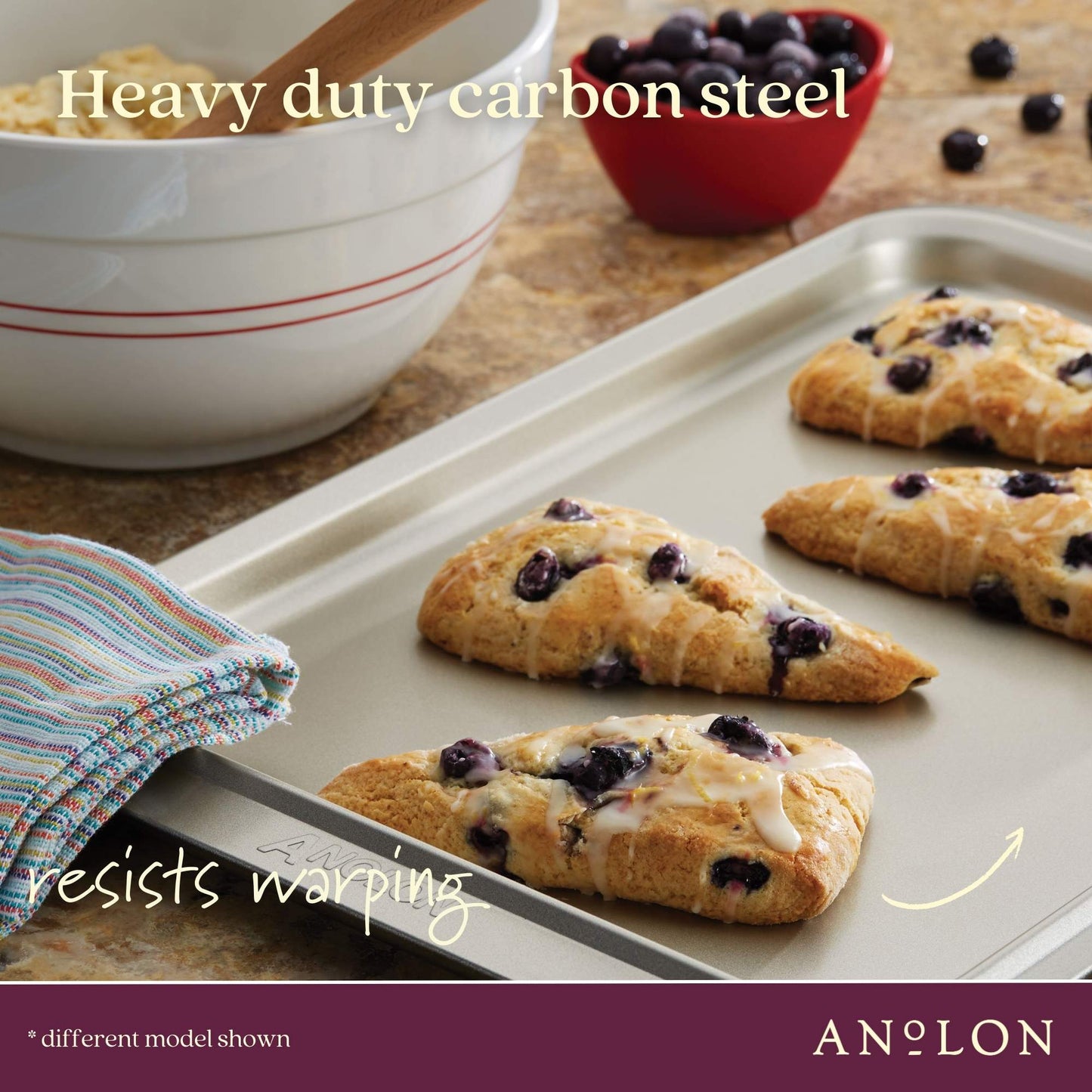 Anolon Ceramic Reinforced Cookie Sheet 28.5cm x 36cm