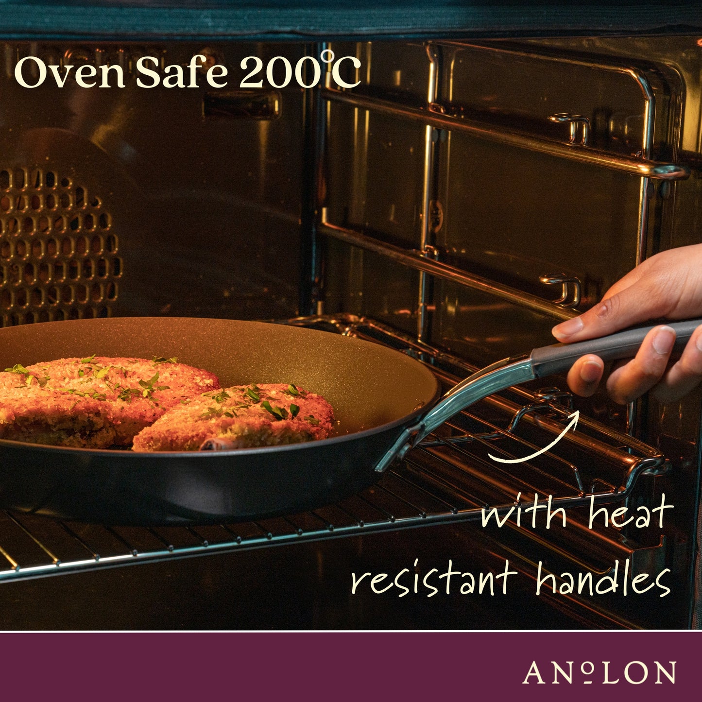 Anolon Endurance+ Nonstick Induction Open French Skillet 26cm and Covered Sautéuse 28cm/4.7L