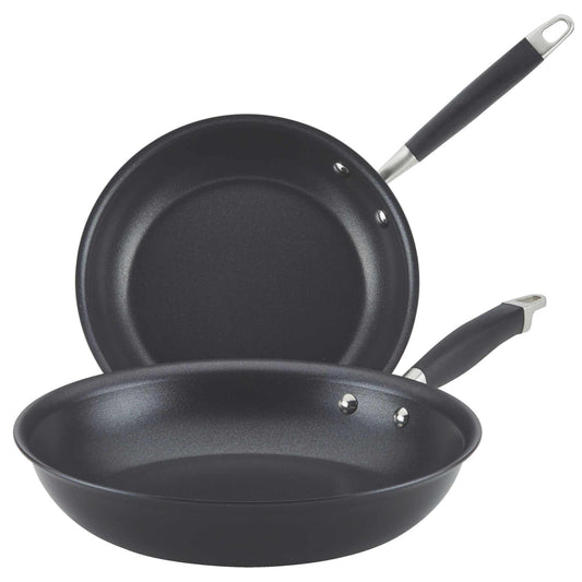 Anolon Advanced Home Nonstick Skillet Twin Pack 26/32cm Onyx