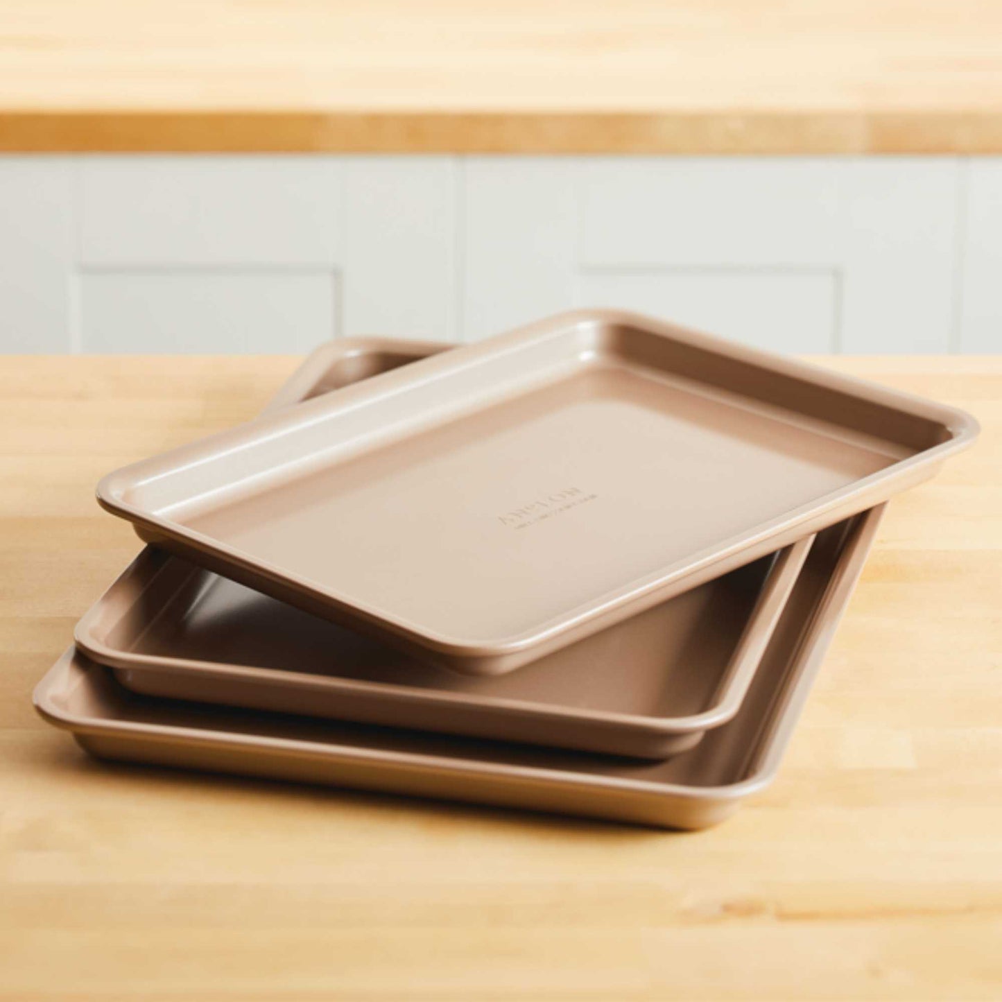 Anolon Gourmet 3 Piece Bakeware Set Bronze